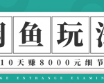 龟课·闲鱼项目玩法实战班第12期，操作10天左右利润有8000元细节玩法-副业宇宙