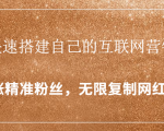 封神学员特训营:快速搭建自己的互联网营销系统,疯狂涨精准粉丝,无限复制网红流量-副业宇宙