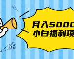 搏金汇小白福利网赚项目,长久稳定月入5000-副业宇宙