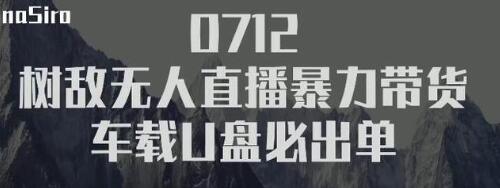 树敌‮习研‬社抖音无人直播暴力带货车载U盘必出单，单号单日产出300纯利润-副业宇宙