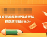 黄岛主引流课:百家号视频精准引流玩法,日涨精准粉200+-副业宇宙