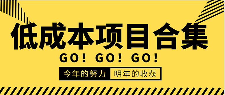低成本零成本项目合集：赚钱快的慢的、暴利的，线上线下的，价值万元资料-副业宇宙