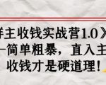 《群主收钱实战营1.0》——简单粗暴,直入主题,收钱才是硬道理-副业宇宙