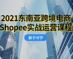 2021东南亚跨境电商Shopee实战运营课程,0基础、0经验、0投资的副业项目-副业宇宙