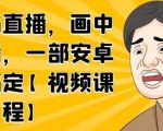 无绿布直播,画中画直播,一部安卓手机搞定-副业宇宙