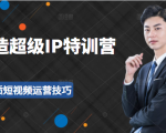 超级IP特训营:表演表达、高效输出优质短视频运营技巧,价值999元-副业宇宙