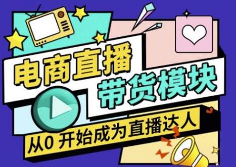 大鹏·电商直播带货课，系统学习直播带货各环节技巧和套路-副业宇宙
