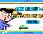 复购率超过45%,小商业获客复购训练营进阶课程-副业宇宙