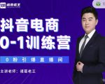 诸葛老王抖音电商0-1训练营，从0开始轻松破冷启动，引爆直播间-副业宇宙
