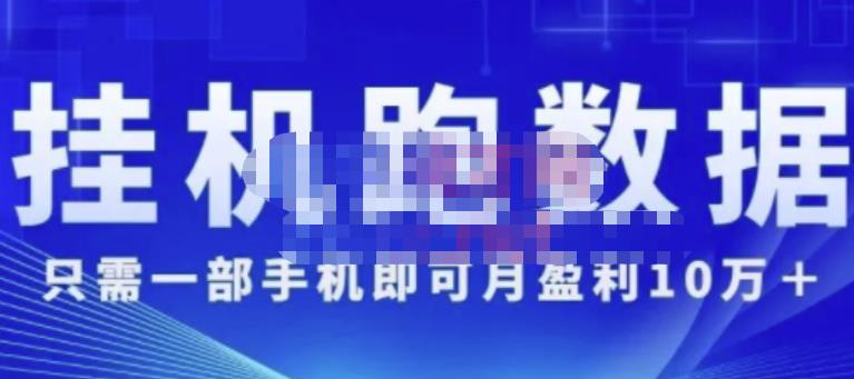 猎人电商:挂机数跑‬据，只需一部手即机‬可月盈利10万＋（内玩部‬法）价值4988元-副业宇宙