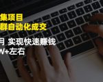 虚拟图集项目:矩阵站群自动化成交,3-5个月实现快速赚钱月入1W+左右-副业宇宙