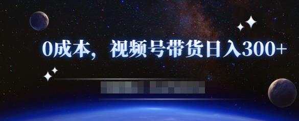 零基础视频号带货赚钱项目，0成本0门槛轻松日入300+【视频教程】-副业宇宙