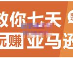 晟尧跨境·教你七天玩赚亚马逊,教你轻松玩赚亚马逊,适合小白学习-副业宇宙