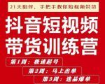 李鲆·抖短音视频带货练训营第五期,手把教手你短视带频货,听照话做,保证出单-副业宇宙