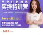 Seven漆:国内&TIKTOK短视频直播训练营,全球直播带货的风口赶紧乘风掘金-副业宇宙