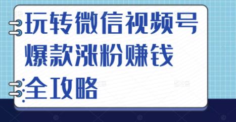 玩转微信视频号爆款涨粉赚钱全攻略，让你快速抓住流量风口，收获红利财富-副业宇宙