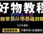 锅锅老师好物分享课程：短视频带货从零基础到精通，只需手机+实操-副业宇宙