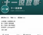 十一说故事·故事性中视频，观众快速共鸣从而快速变现的中视频玩法-副业宇宙