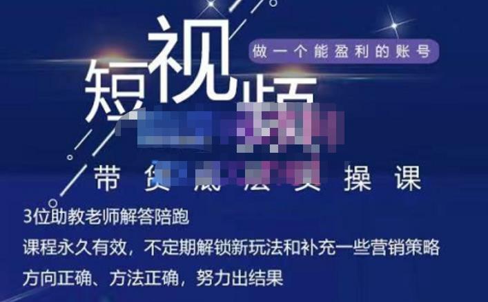 吴Sir·短视频带货底层实操课，教你如何选爆品、了解获短视频流量密码，正确起号-副业宇宙