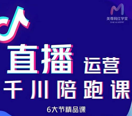美尊-抖音直播运营千川系统课：直播​运营规划、起号、主播培养、千川投放等-副业宇宙