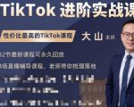 大山老师TikTok进阶实战课：账号详解，流量运营，实战变现，助力你成功出海-副业宇宙