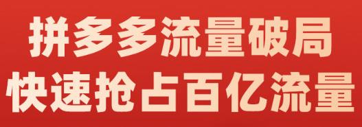 阿杰·拼多多流量破局:如何打黑标，爆款的思路，拼多多流量框架，快速抢占百亿流量-副业宇宙