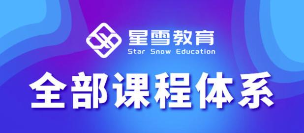 星雪教育淘系高级班，更全的运营提升方案，零基础由浅入深，店铺最新玩法-副业宇宙