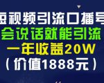 安妈·短视频引流口播号,会说话就能引流,一年收益20W(价值1888元)-副业宇宙