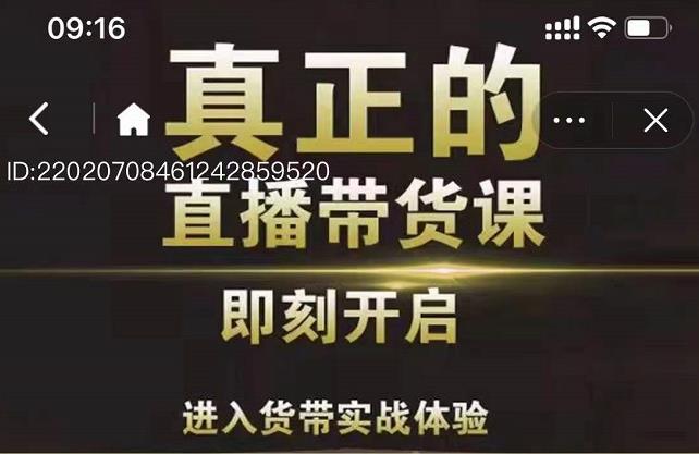李扭扭超硬核的直播带货课，零粉丝快速引爆抖音直播带货-副业宇宙