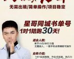 星哥同城教育书单号课程,无需出境简单操作项目稳定-副业宇宙