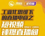 尼克派·工业化思维下的直播电商之短视频锤爆直播间,听话照做执行爆单-副业宇宙