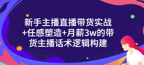 一群宝宝·新手主播直播带货实战+信任感塑造+月薪3w的带货主播话术逻辑构建-副业宇宙