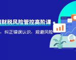 电商公司财税风险管控高阶课,梳理疑难点,纠正错误认识,规避风险-副业宇宙
