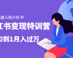 小红书变现特训营：带你快速入局小红书，从0到1月入过万-副业宇宙