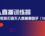 无人直播训练营:手把手教您打造无人直播操盘手(16节课时)-副业宇宙