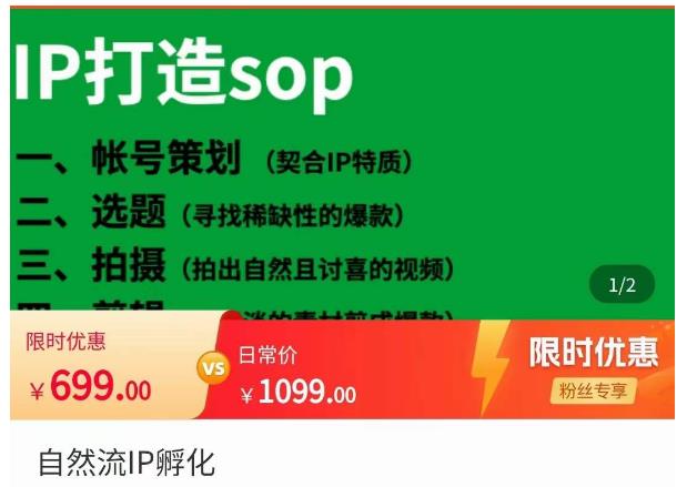 瑶瑶·自然流IP孵化，系统掌握IP孵化全流程，也能学到选题，剪辑，账号运营经验-副业宇宙