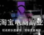蓝Sir派·淘宝短视频快速起店,替代传统搜索方式,学会做一个不一样的淘宝店-副业宇宙