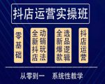 他创传媒·抖音小店系统运营实操课，从零到一系统性教学，抖店日出千单保姆级讲解-副业宇宙