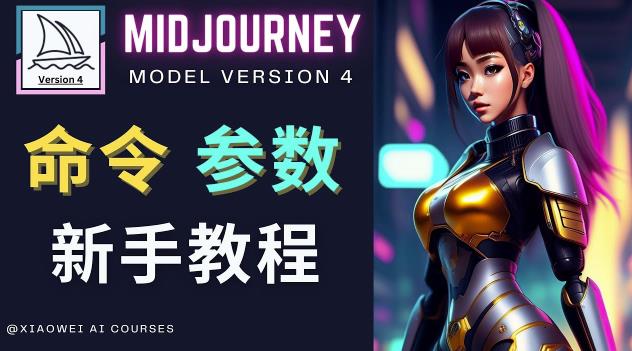 Midjourney新手入门教程，轻松创作顶级图像，命令参数-新手教程-副业宇宙
