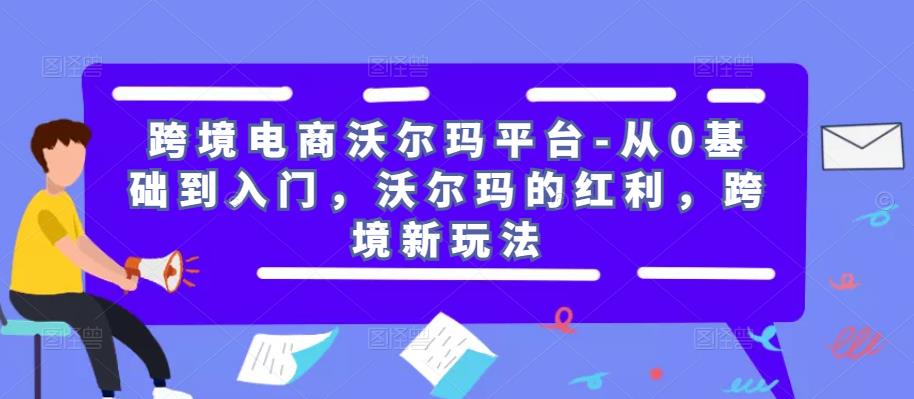 跨境电商沃尔玛平台-从0基础到入门，沃尔玛的红利，跨境新玩法-副业宇宙