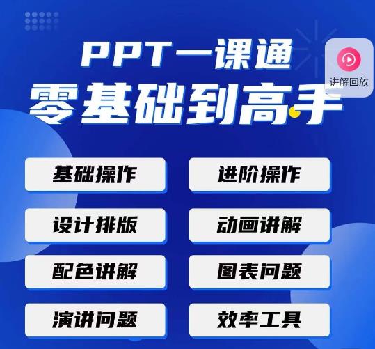 PPT·一课通·0基础到高手：通俗易懂快速掌握PPT的各种应用场合-副业宇宙