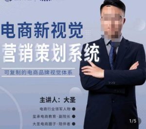 大圣·电商新视觉营销策划系统，可复制的电商品牌视觉识别系统-副业宇宙