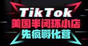 疯人院·TikTok美国半闭环小店孵化营，抢占TikTok美国蓝海市场，开店、运营、带货、投流全实操-副业宇宙