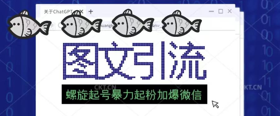 2023年价值1980的图文引流创业粉螺旋起好技术暴力起粉加爆微信-副业宇宙