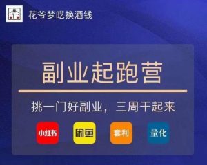 花爷-副业起跑营第2期,挑一门好副业,三周干起来(闲鱼|小红书|量化|套利)-副业宇宙