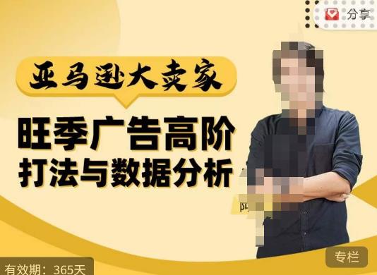 阿甘·亚马逊大卖家广告高阶打法与数据分析，走出传统广告误区；揭秘大卖惯用打法；数据驱动广告决策-副业宇宙