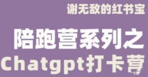 谢无敌ChatGPT打卡营，教你更好地使用ChatGPT来提高工作效率-副业宇宙