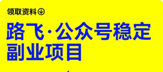 路飞·公众号稳定副业项目，你只要无脑去推广，粉丝和收入，自然就来了-副业宇宙