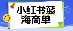 价值2980的小红书商单项目暴力起号玩法，一单收益200-300（可批量放大）-副业宇宙