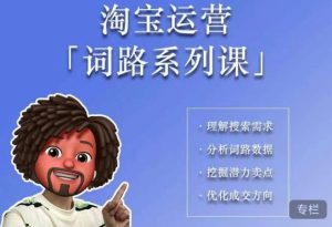 照顾酱·词路篇,手把手带你理解关键词背后的需求,想要做好淘宝,就必须理解词路-副业宇宙